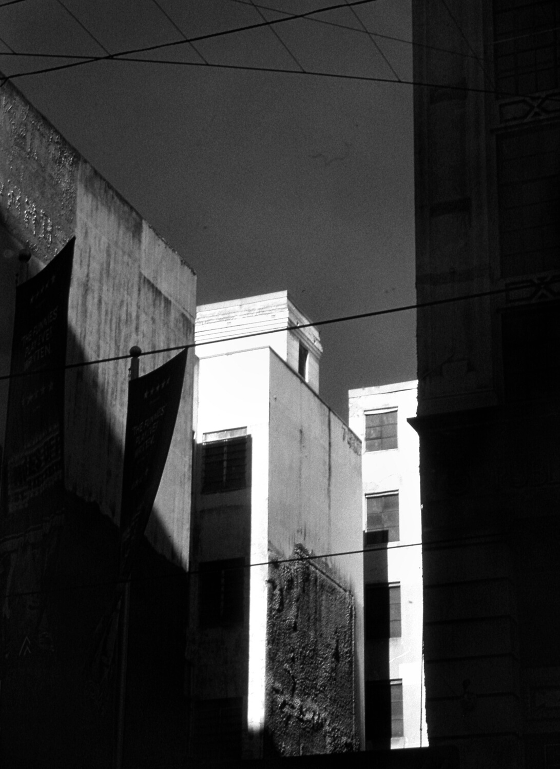 Melbourne City. Winter. Contax G2. ILFORD FP4 PLUS (reversal developed)