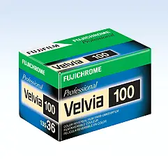 Fuji Velvia 100 35mm box