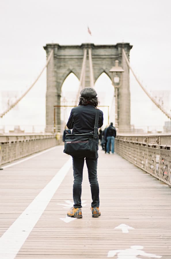 The Bridge – Brooklyn Bridge, NYC – Leica M3 + Kodak Portra 400
