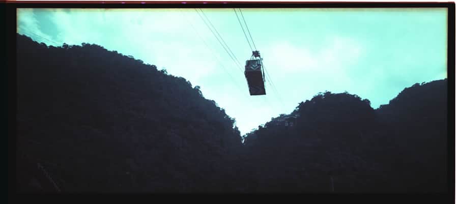 Cable cars - Lomochrome Purple XR 100-400 shot at ISO400
