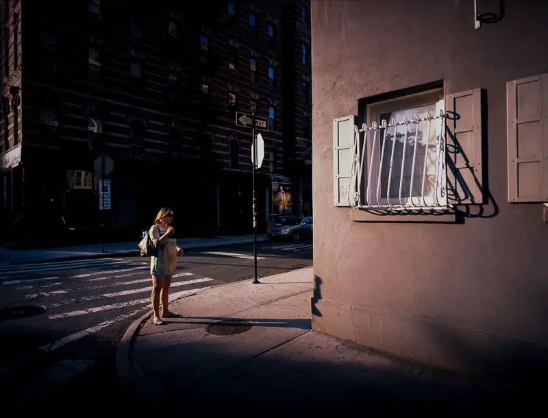  'Decisions' - New York City, 2014 (Mamiya 7 - 43mm f/4.5 - Fuji Provia 100F)