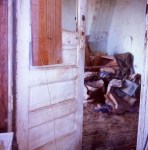 Abandoned house, contents - Keota, Colorado. Yashica D, Fuji Provia 100F