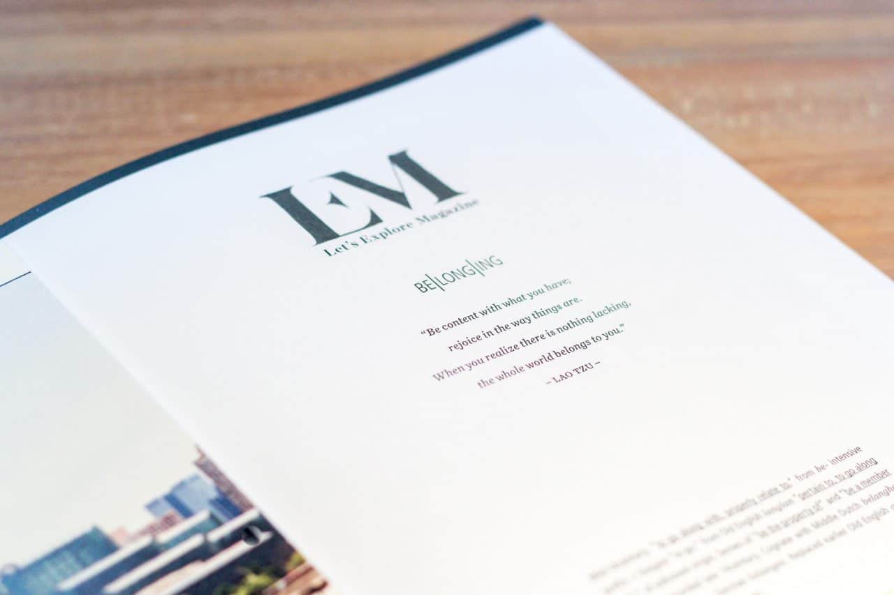 Let's Explore Magazine - issue 00 concept