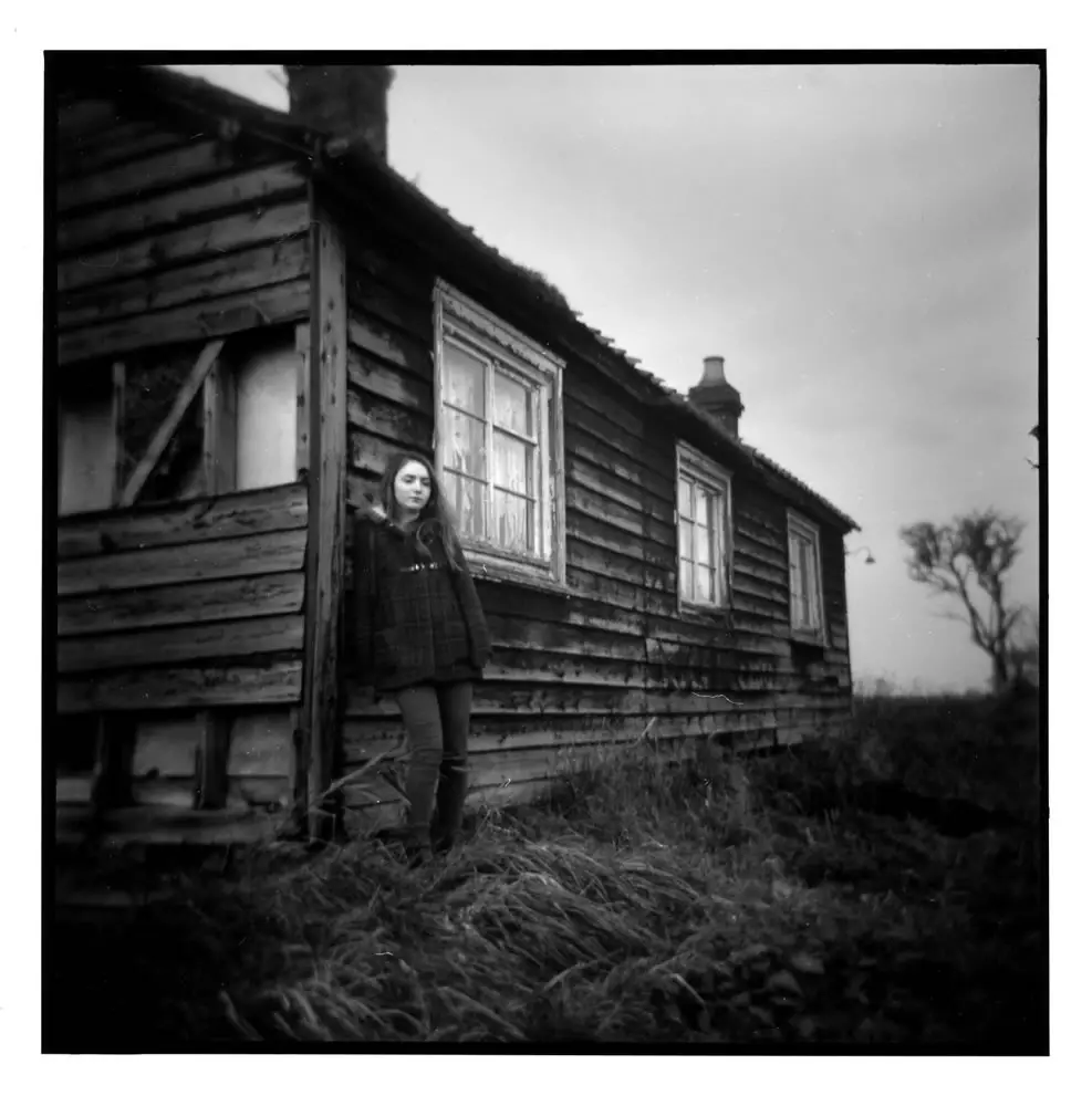 By the Fenland House - February 2015 - a darkroom print on Ilford MGRC paper from a HP5 negative shot using a Holga and is a location that continues to draw me back with a variety of cameras and film – it lies in the heart of the Cambridgeshire Fenlands, my back yard