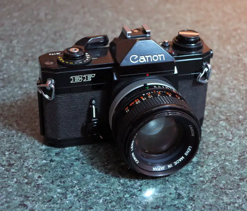 Canon EF - Like an automatic F-1, it's often referred to as the Black Beauty