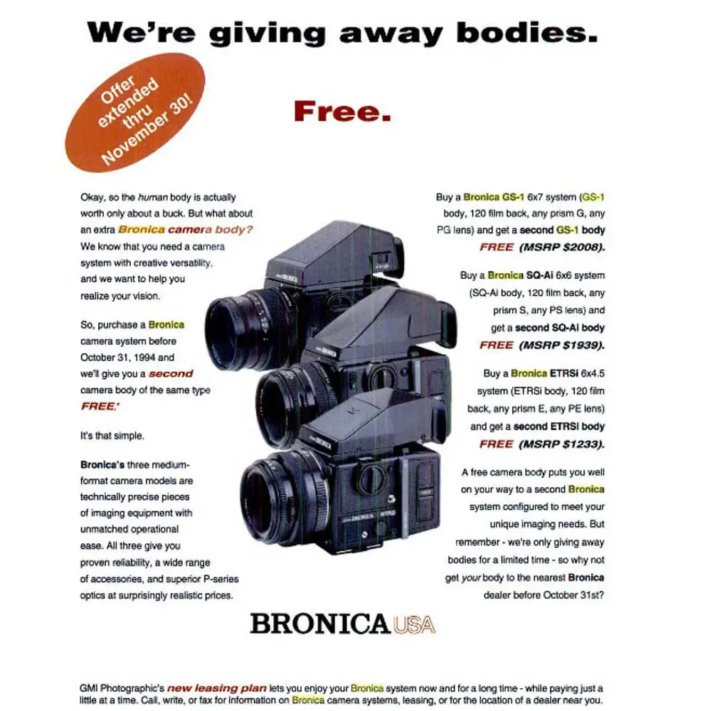 Bronica GS-1 - Free Bronnys