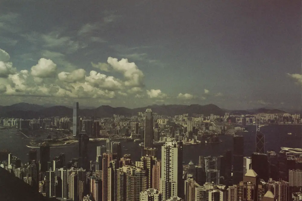 2014 Hong Kong - Olympus OM-1: 28mm f/22, Fuji Superia 400