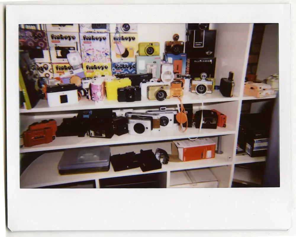 A Lomo'Museum of special edition cameras