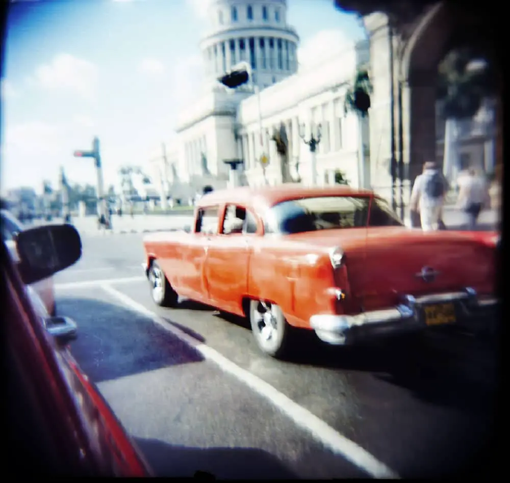"Havanna Capitol" - Holga N shot with unrecorded expired film