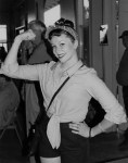 Rosie the Riveter, iconic woman defense plant worker, 7/14, Tri-X in HC110 Dilution H