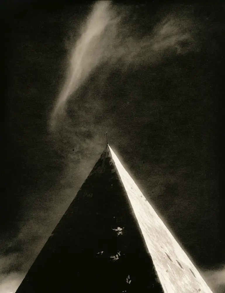Pyramid (darkroom scan print)
