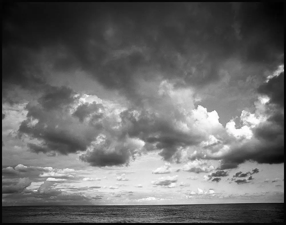 Storm clouds over the English Channel