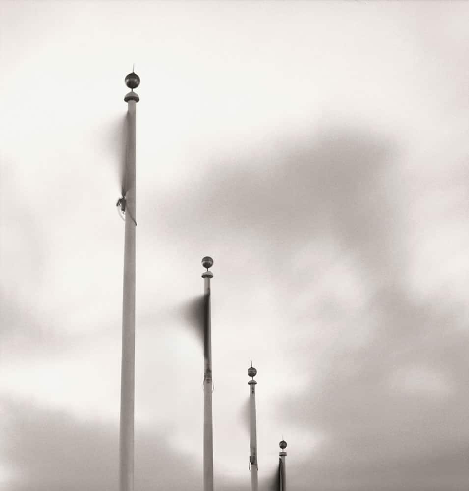 Flagpoles - Hasselblad 500c, 80mm, Agfa APX 100 in Rodinal