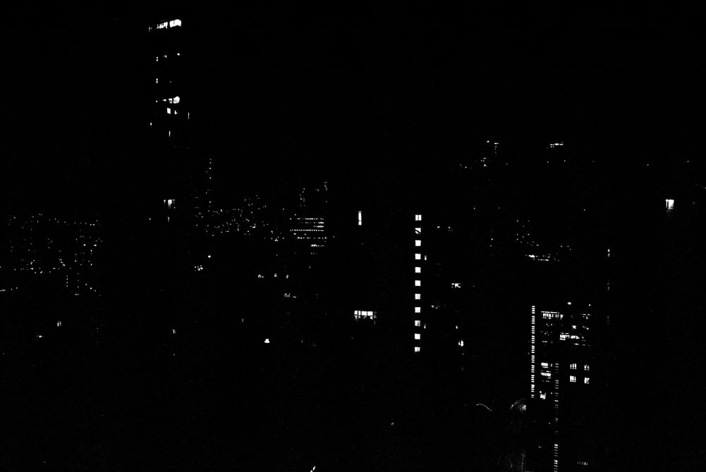 Urban constellations #01 - Kodak Tri-X 400 shot at EI 800. Black and white negative film in 35mm format. Push processed 1 stop.