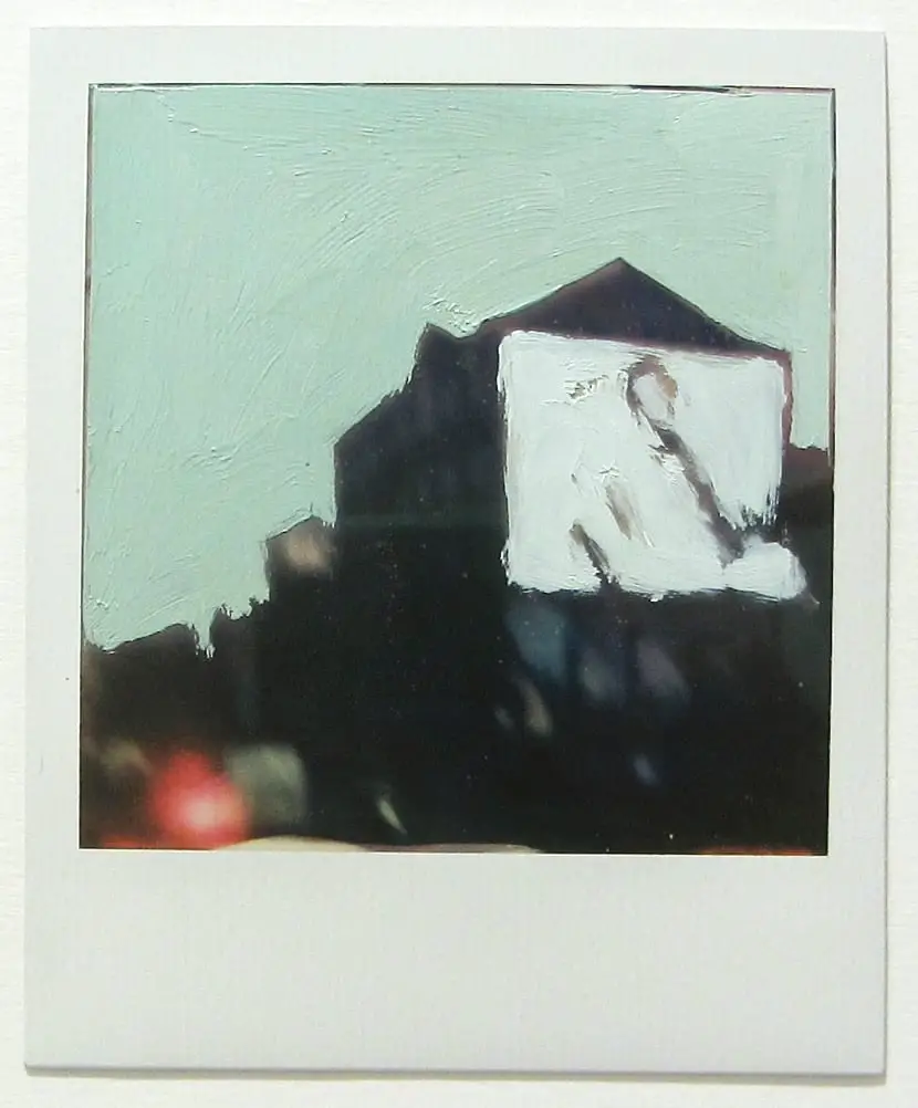 One Day In Shoreditch - Oil on Polaroid (in private collection. Giclee prints available)