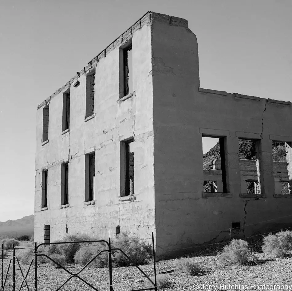 The PhotoJeeper - ‏@PhotoJeeper - I think I am late to the #FP4Party oh well better late than never. Rhyolite, NV - Hasselblad w/80mm