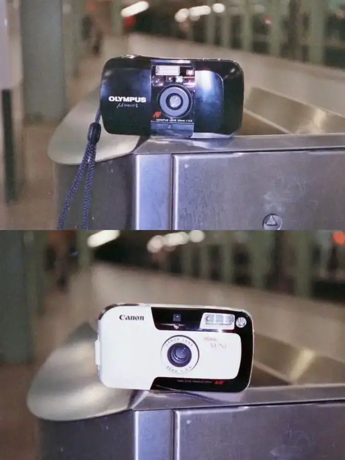 Olympus MJU vs the Canon Prima Mini - Side by...er, side