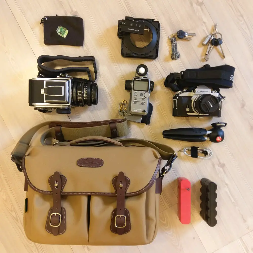 Billingham Hadley One - Mixed formats, Hasselblad and Nikon FT3