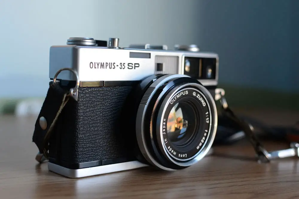 Olympus 35 SP - Front Angle