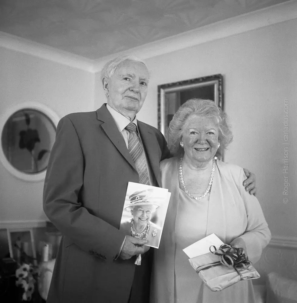 Mr and Mrs Forbes on their 60th anniversary - Rolleicord Va on Kodak Tri-X 400