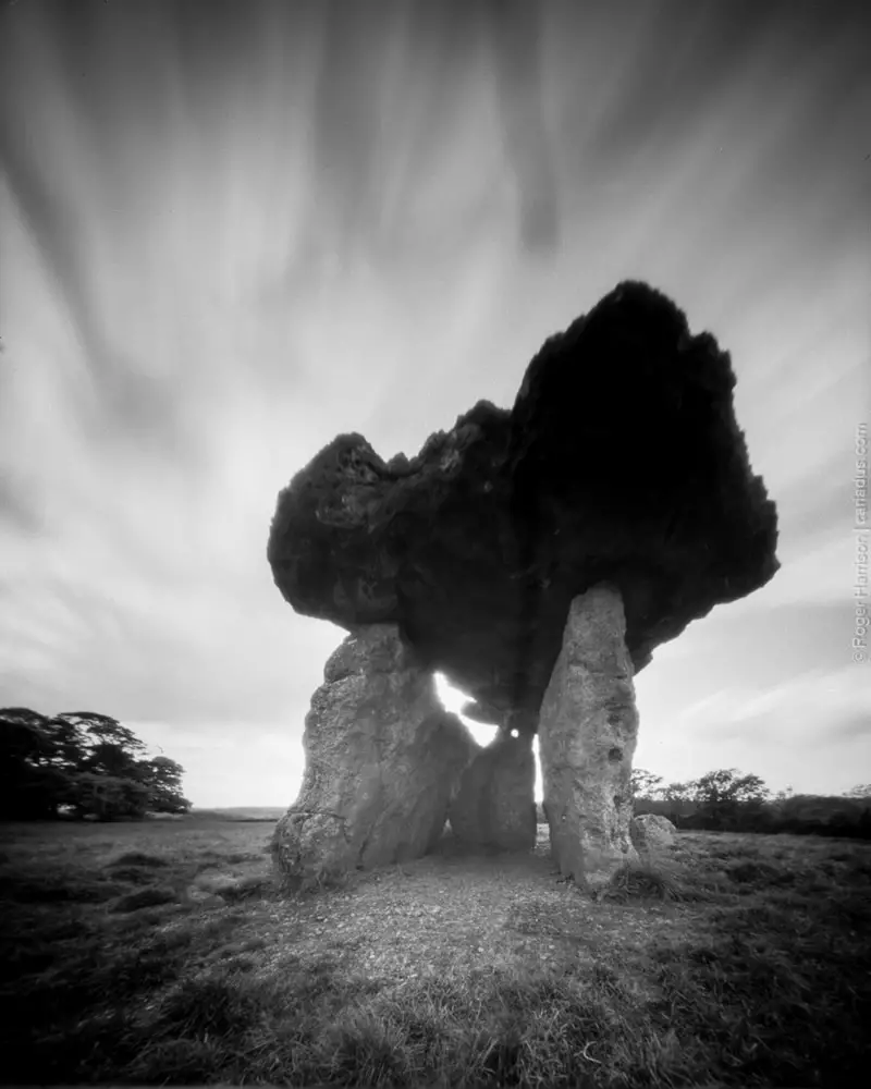 St Lythan's Burial Chamber - Reality So Subtle 5×4 Pinhole on Fomapan 100