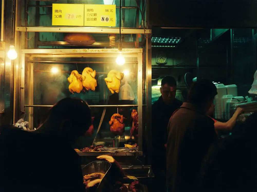 Sham Shui Po, food stalls - Kodak Portra 800 - Fuji GS645W