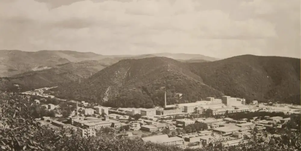 The Ferrania campus in 1918 (archival image courtesy FILM Ferrania)