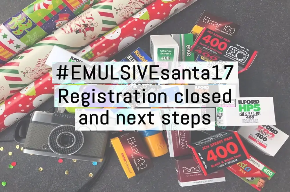 #EMULSIVEsanta17 - Registrations closed and next steps