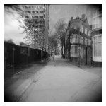The Ghost of New Walk Centre - ILFORD FP4 PLUS