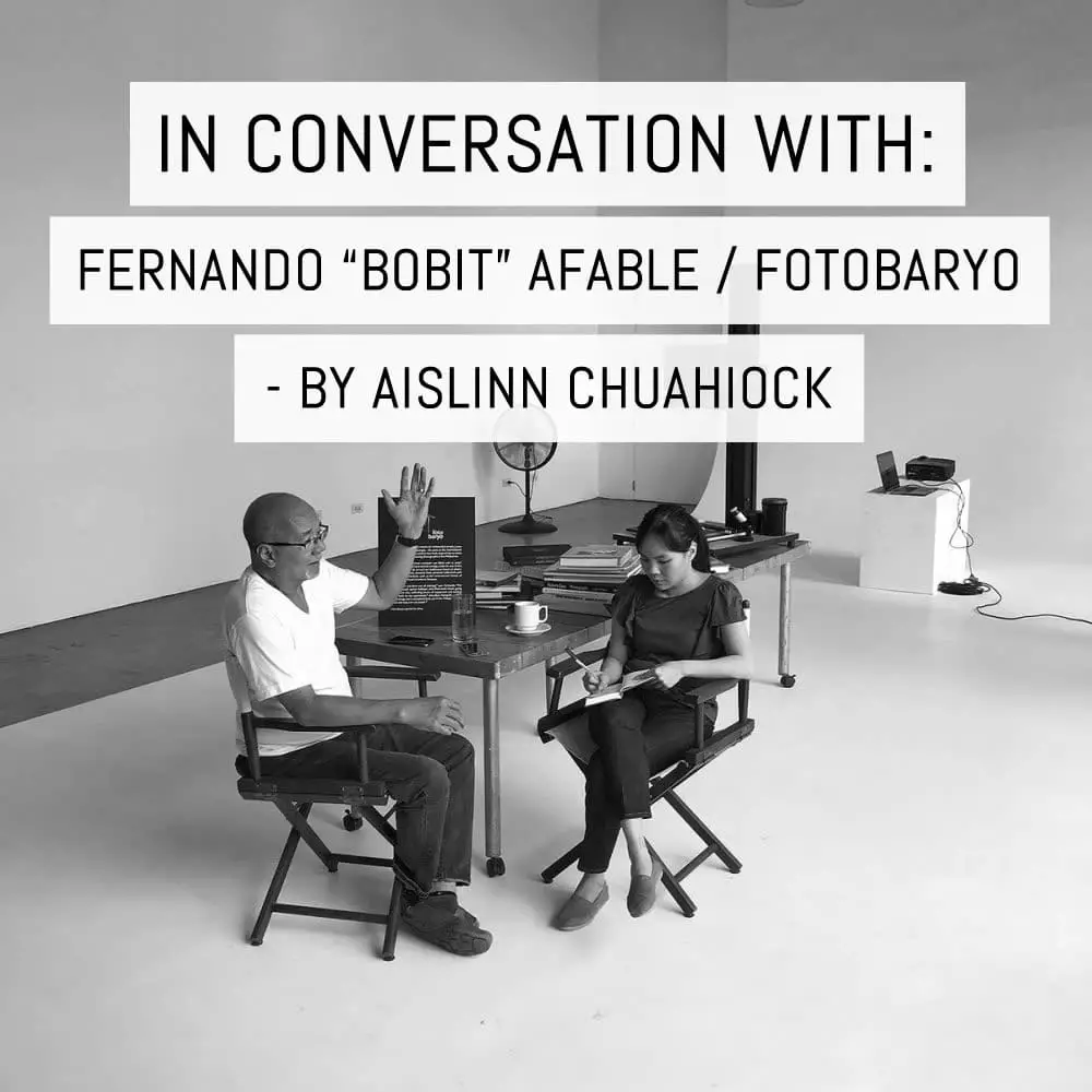 Cover: In conversation with: Fernando "Bobit" Afable / Fotobaryo - by Aislinn Chuahiock