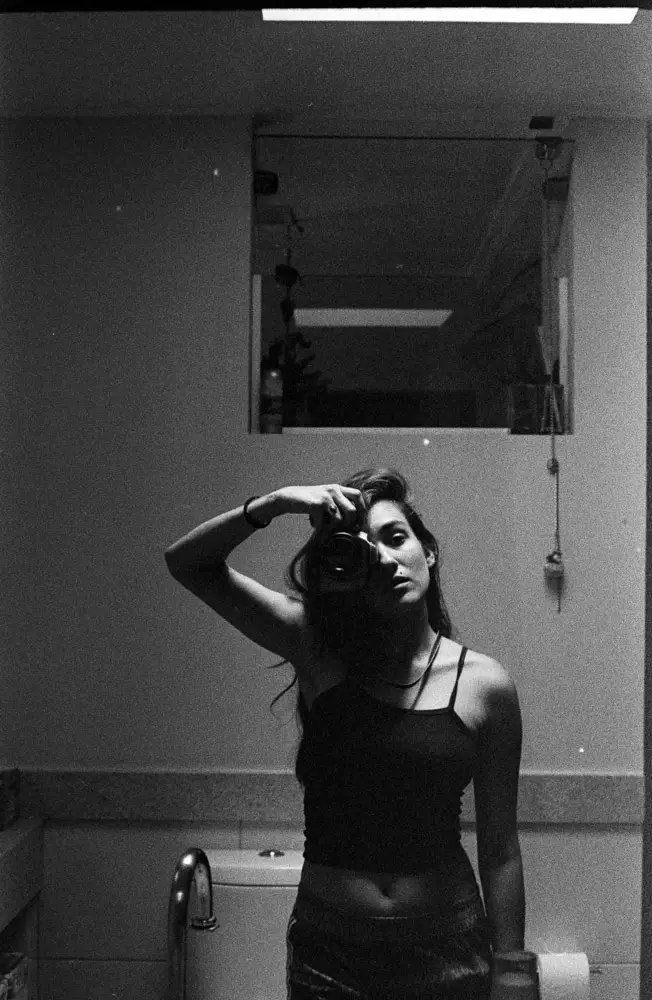 Self portrait shot on Kodak Tri-X 400