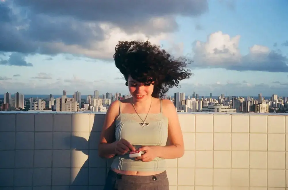 The entire city - shot on Fujicolor C200 with a Pentax Espio 160, on the top of a building in Recife, Brazil