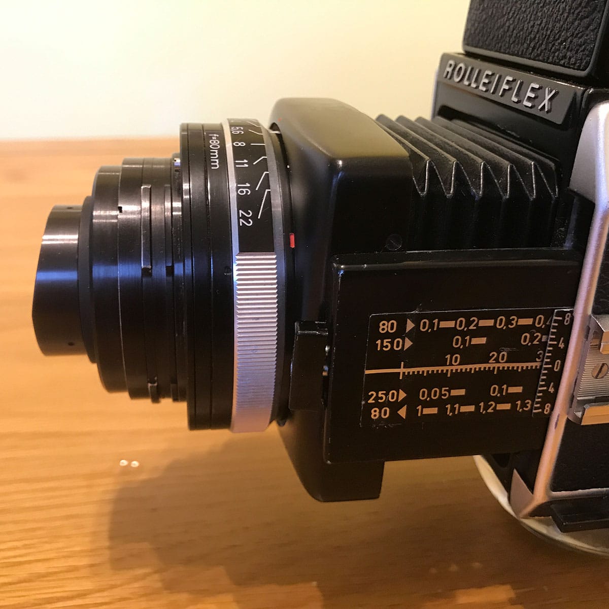 Rolleiflex SL66 - Macro (retro-mount)