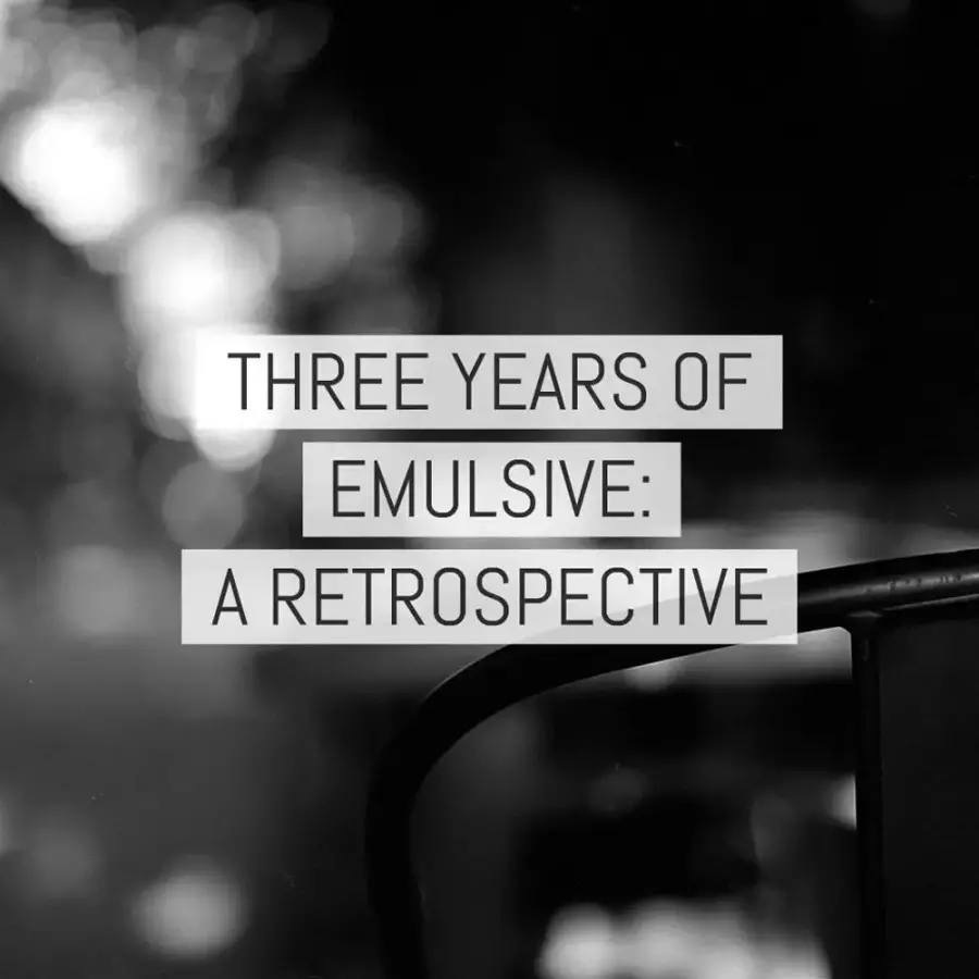 Cover - Three years of EMULSIVE