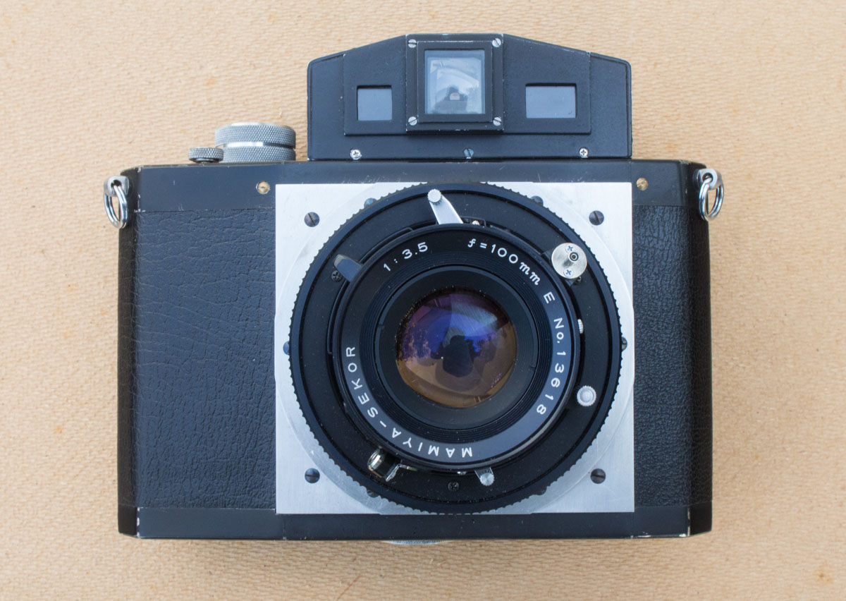 The Nameless Camera - a hand-built 6x7 medium format rangefinder camera, with 100mm f/3.5 Mamiya Press lens