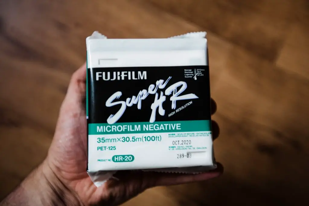 Fuji Super HR-20 Microfilm Negative (100ft)