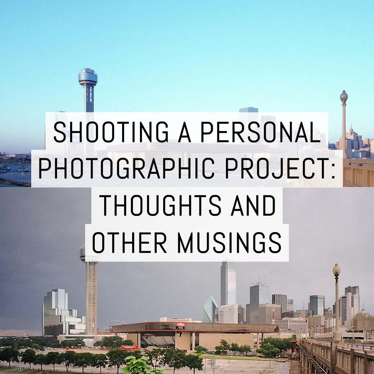 Cover - Shooting a (personal) photographic project- thoughts and other musings