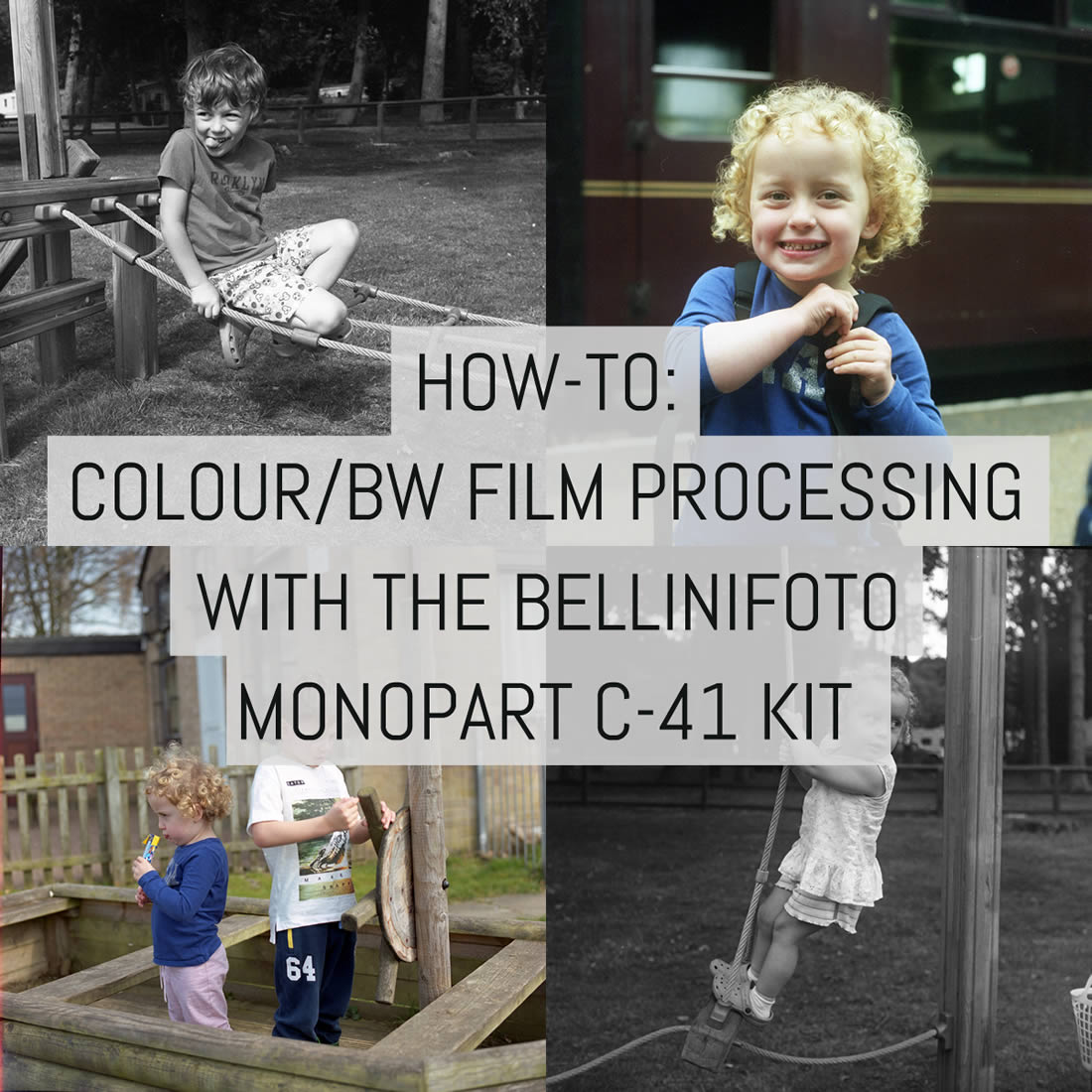 How-to: Colour and BW film processing with the BelliniFoto Monopart C-41 kit