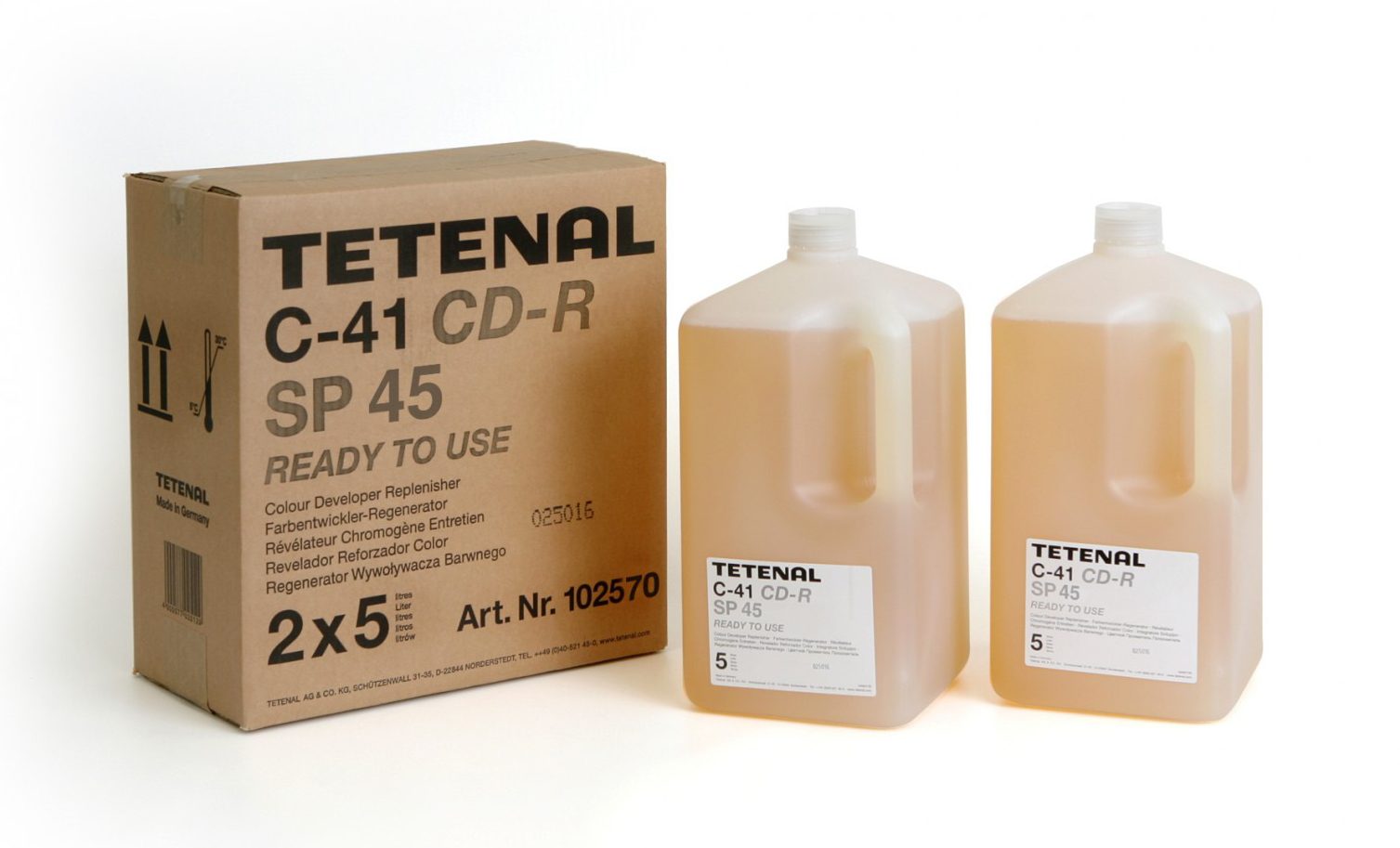Tetenal C-41 Colour Developer Replenisher SP45 Low Rate (via http://www.tetenaluk.com)