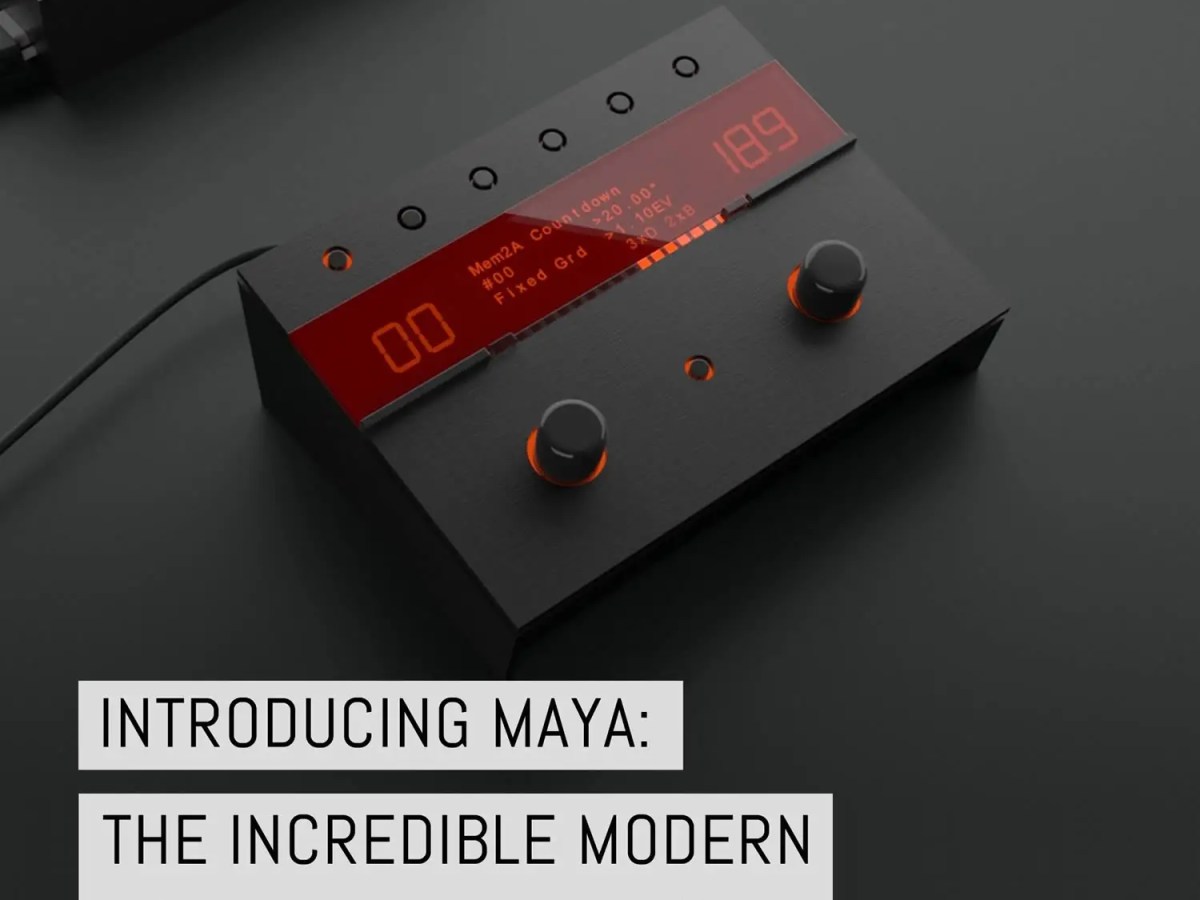 Introducing MAYA - the incredible modern digital darkroom timer