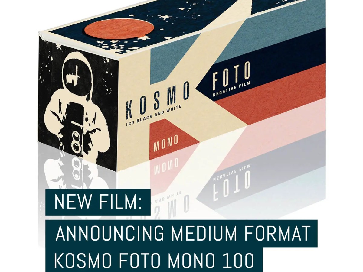 Cover: New film- announcing medium format Kosmo Foto Mono 100 120 format film