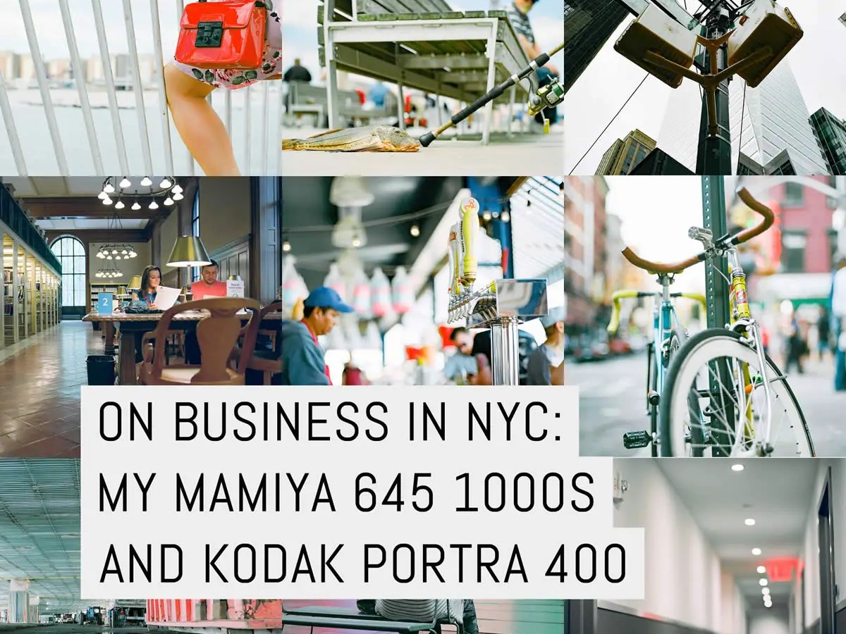 Cover - Photoset, on business in NYC with the Mamiya 645 1000s and Kodak Portra 400