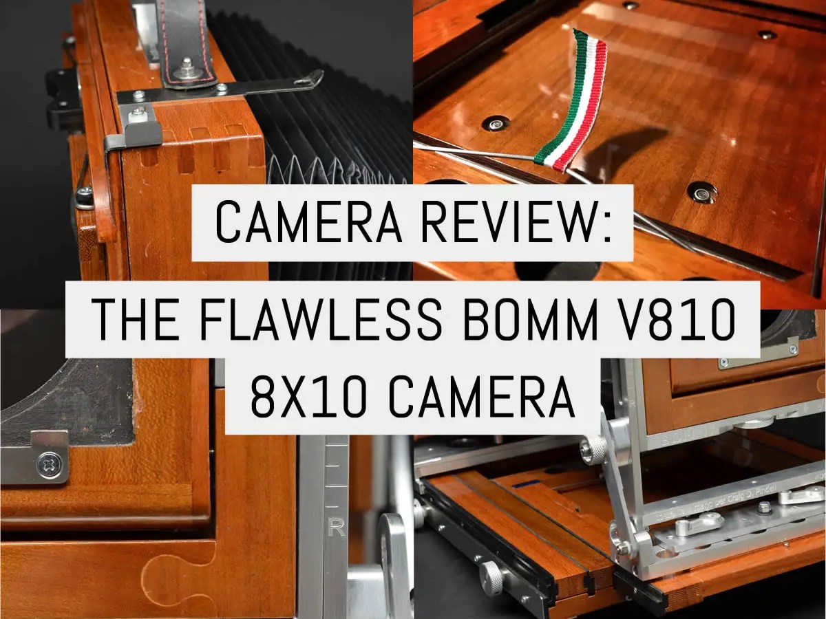 Cover - Camera review- the flawless BOMM V810 8x10 camera
