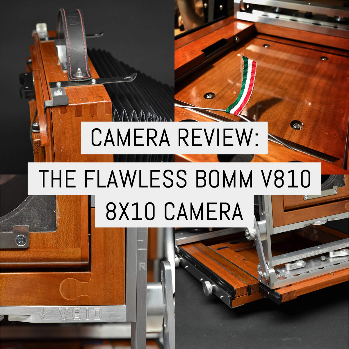 Cover - Camera review- the flawless BOMM V810 8x10 camera