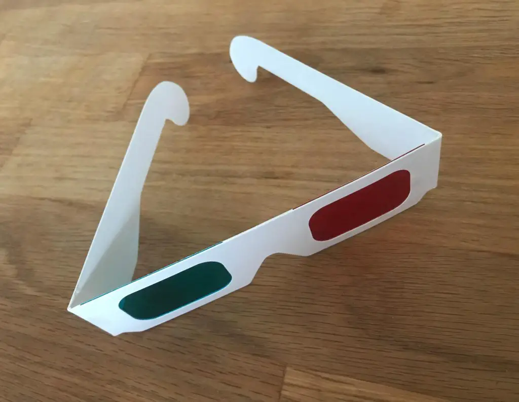 Anaglyphic glasses