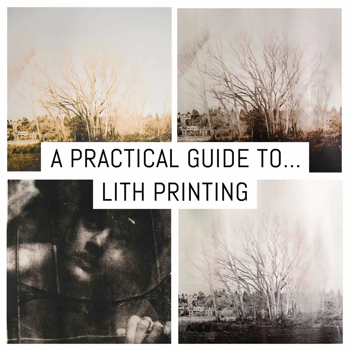 Cover: A practical guide to lith printing
