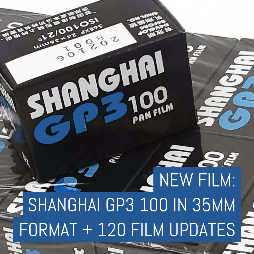 Cover: New film - Shanghai GP3 100 in 35mm format plus 120 film updates