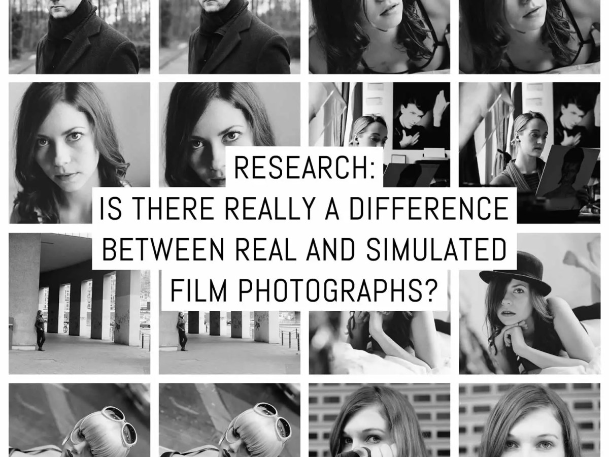 Cover: Research - is there really a difference between real and simulated film photography