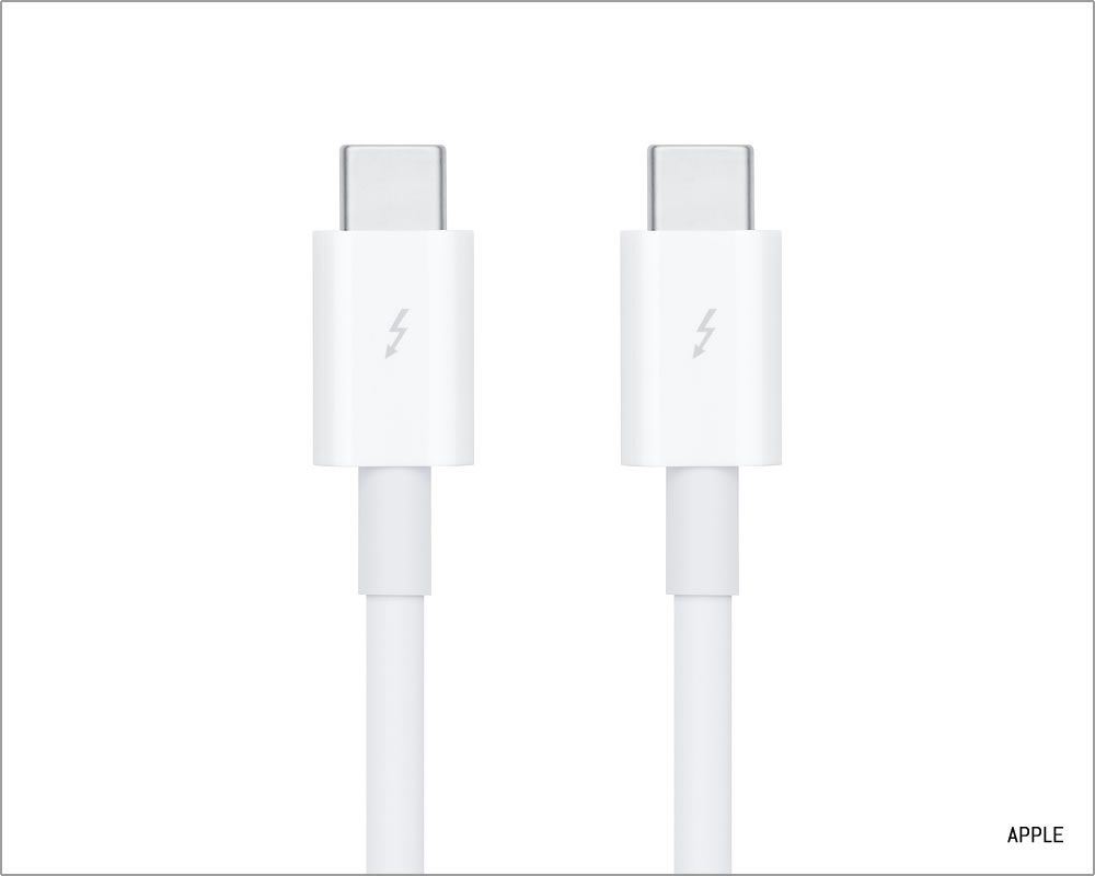 Thunderbolt 3 cable (Credit: Apple)
