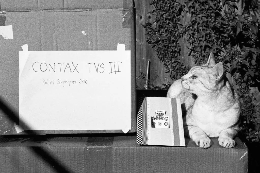 Contax TVS III - Test shot